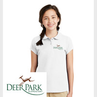 Girls Cotton Blend Polo