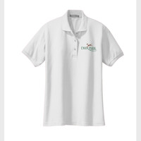 Ladies Cotton Embroidered Polo